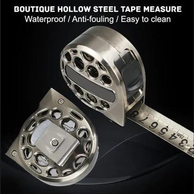 25ft Stainless Steel Retractable Measuring Tape – Durable, Waterproof, Double-Sided Scale, Portable for Home & Industrial Use 25ft Stainless Steel Retractable Measuring Tape – Durable, Waterproof, Double-Sided Scale, Portable for Home & Industrial Use