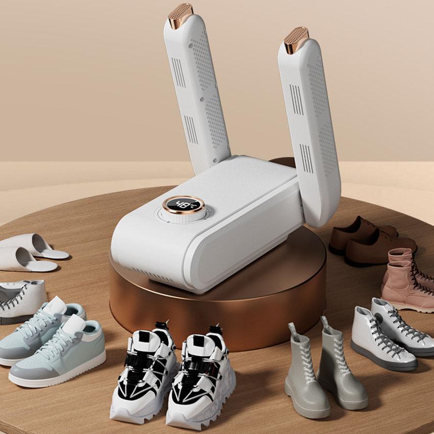 Work Boot Dryer with Smart Timer & Auto Off: TelescopicFolding Design, Boot Warmer & Deodorizer for Work Boots