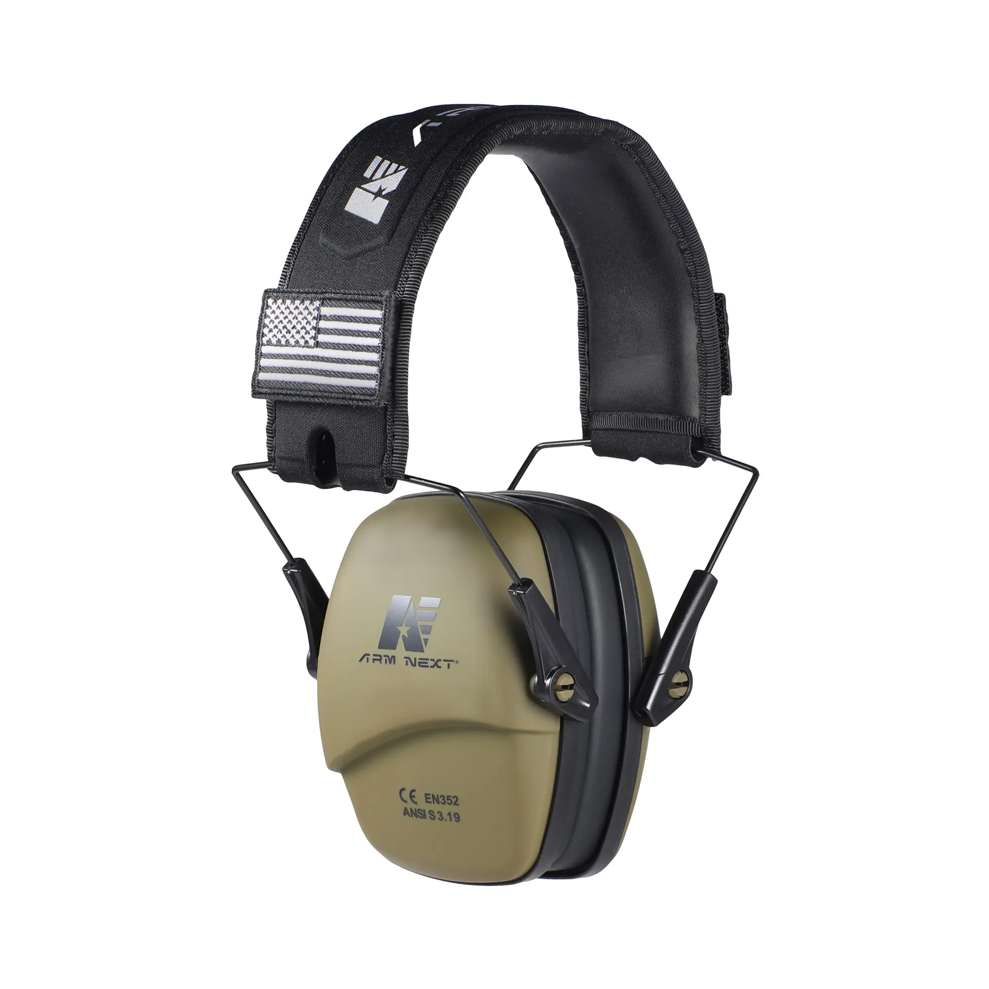 summervibes Folding Hearing Protector 26dB NRR High Performance Ear Muffs CE ANSI Certified Lightweight Comfort Detachable Ear Pads Foldable for Shooting Hunting Lawn Mowing Chainsaw Work summerwins