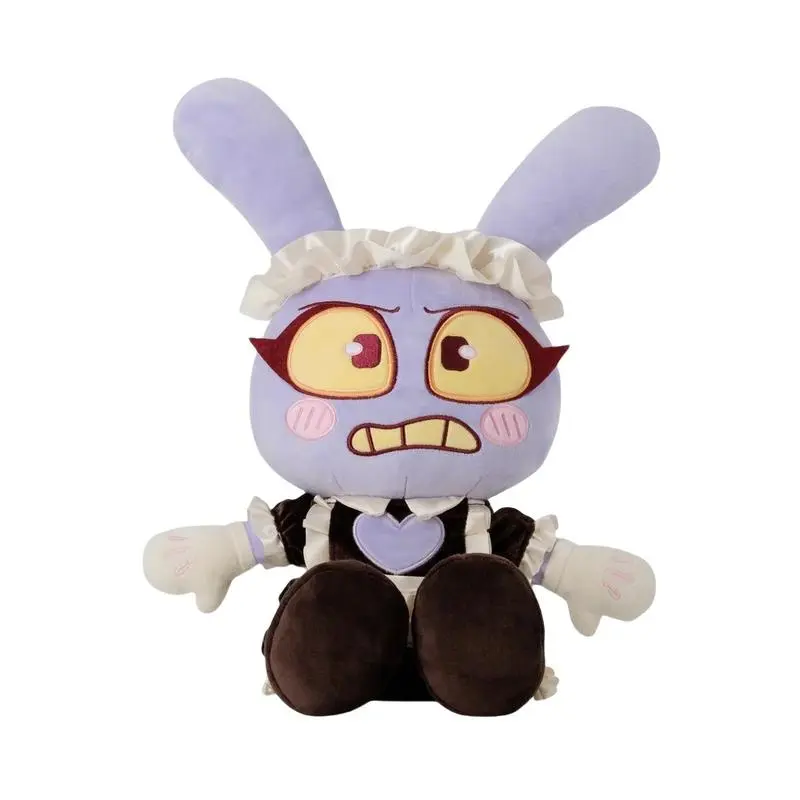 Maid Jax Soft Plush Keychain Plushies - Cute Character Funky Stuffed Toy with Detailed Maid-Circus Elements, Gift for Art Toy Enthusiasts