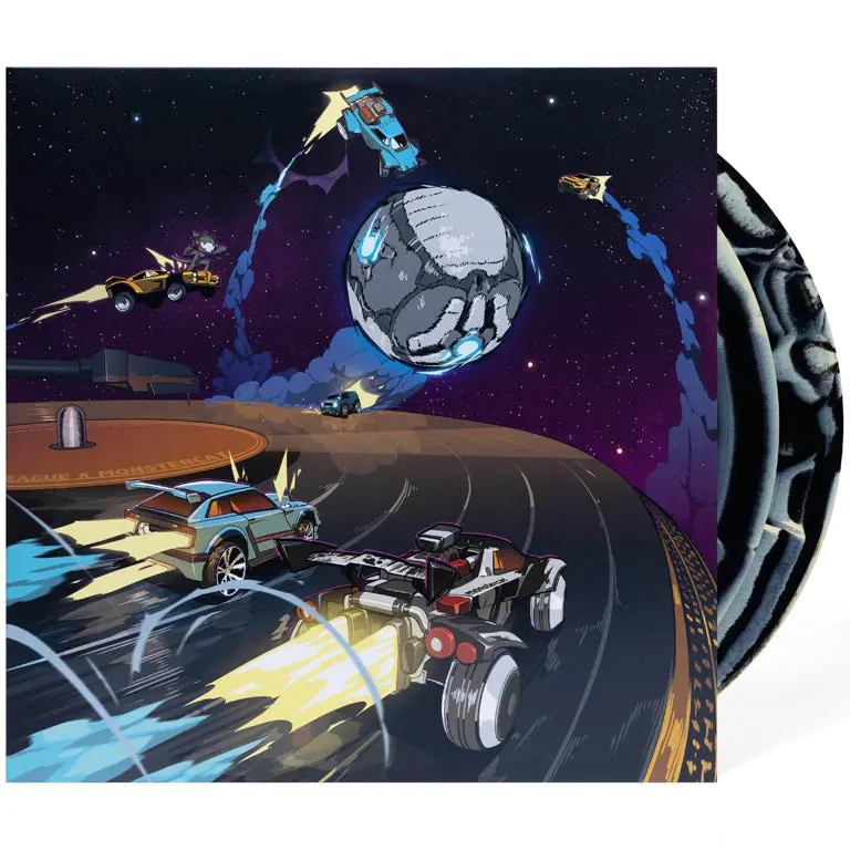 Rocket League x Monstercat 10 Year Anniversary 2xLP Vinyl Record - Retail Solid Black, Custard Vinyl Variants, Albums On Vinyl