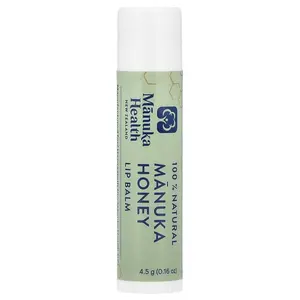Manuka Health 100% Natural Manuka Honey Lip Balm, 0.16 oz (4.5 g)