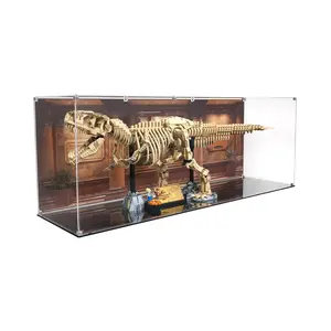 Acrylic Display Case UV Print Compatible with LEGO® 76968 Jurassic World T. Rex Fossil - Set Not Included