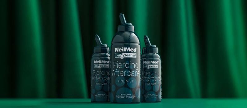 NeilMed Piercing Aftercare Fine Mist Spray 75ml Sterile Saline Solution for Gentle Piercing Aftercare - Healing Vegan & Preservative-Free Moisturizers Cleansing Hydrating Moisture NeilMed Piercing Aftercare Fine Mist Spray 75ml Sterile Saline Solution for Gentle Piercing Aftercare - Healing Vegan & Preservative-Free Moisturizers Cleansing Hydrating Moisture