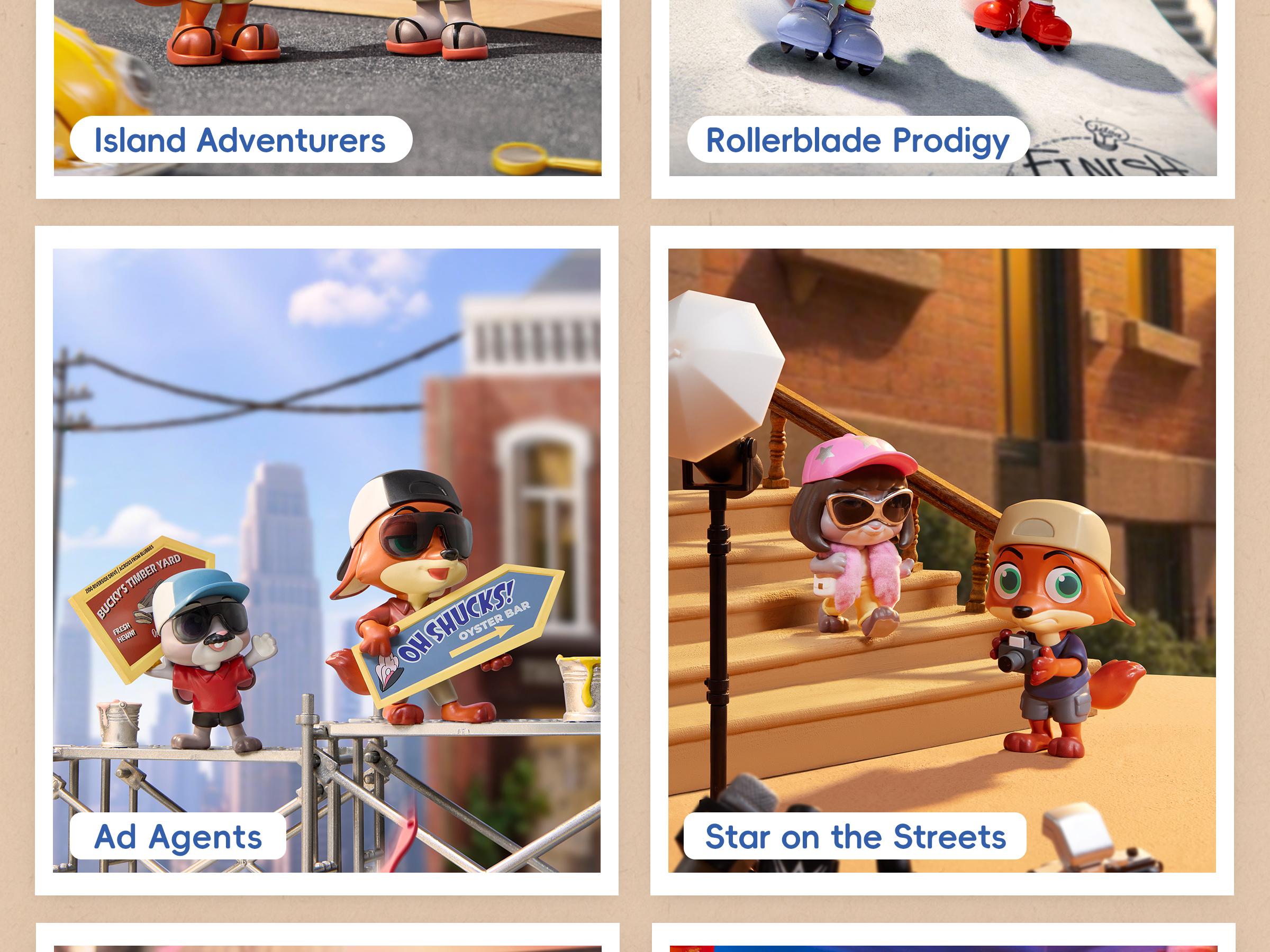 Disney Zootopia Partners Disguise Series Figurine Blind Box - Cute Desktop Ornaments for Couples, Random Surprise Gift Set for Girls Birthdays Disney Zootopia Partners Disguise Series Figurine Blind Box - Cute Desktop Ornaments for Couples, Random Surprise Gift Set for Girls Birthdays