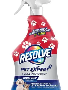 Resolve Pet Expert Stain and Odor Remover, Carpet Cleaner, Pet Stain and Odor Remover, Carpet & Upholstery Cleaner - Removes Stains and Odors, 22 oz