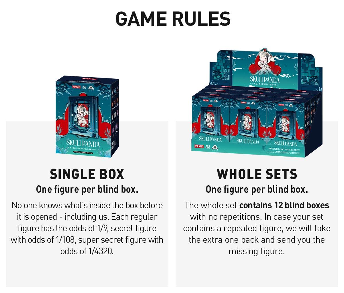 POP MART SKULLPANDA The Mirage Series Figures Art Collection Cards POP MART SKULLPANDA The Mirage Series Figures Art Collection Cards