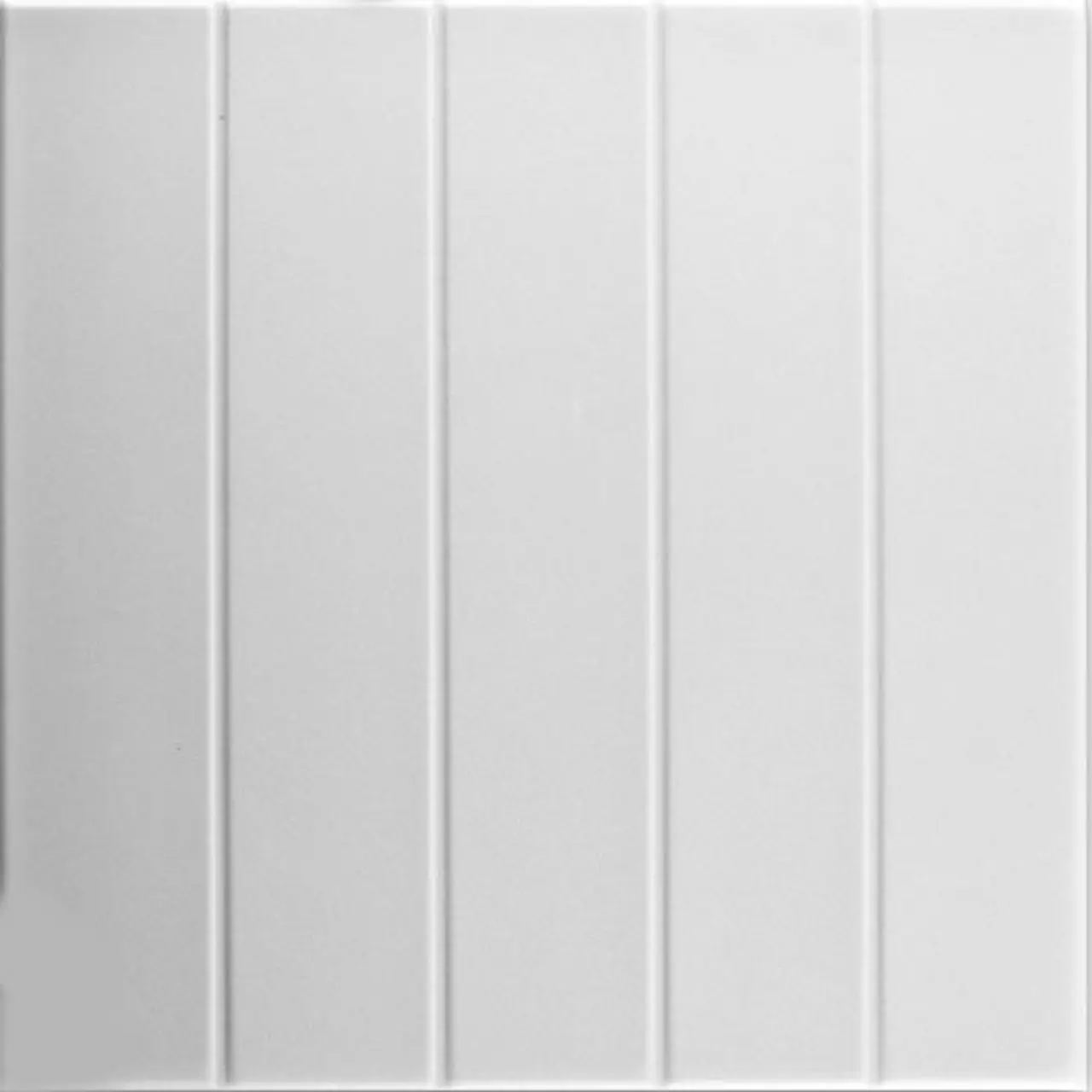 A La Maison Ceilings #R104 Durable Decorative Lightweight PS Polystyrene Glue-Up Beadboard Ceiling Tiles, 20in x 20in, 8-Pack (21.6 sqft), for Home Bedroom Interior Spaces, with Manufacturer Warranty, Room Decor Compatible