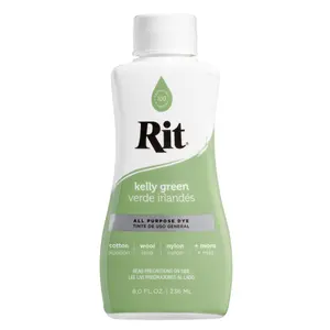Rit Kelly Green 8 oz Liquid Fabric Dye for Clothing Décor & Crafts
