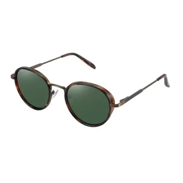 ZENOTTIC Unisex Casual High Quality Retro Sunglasses, Polarized Steampunk Shades with UV400 Protection, Vintage Round Metal Frame Eyewear, Casual Sunglasses, High Quality Sunglasses