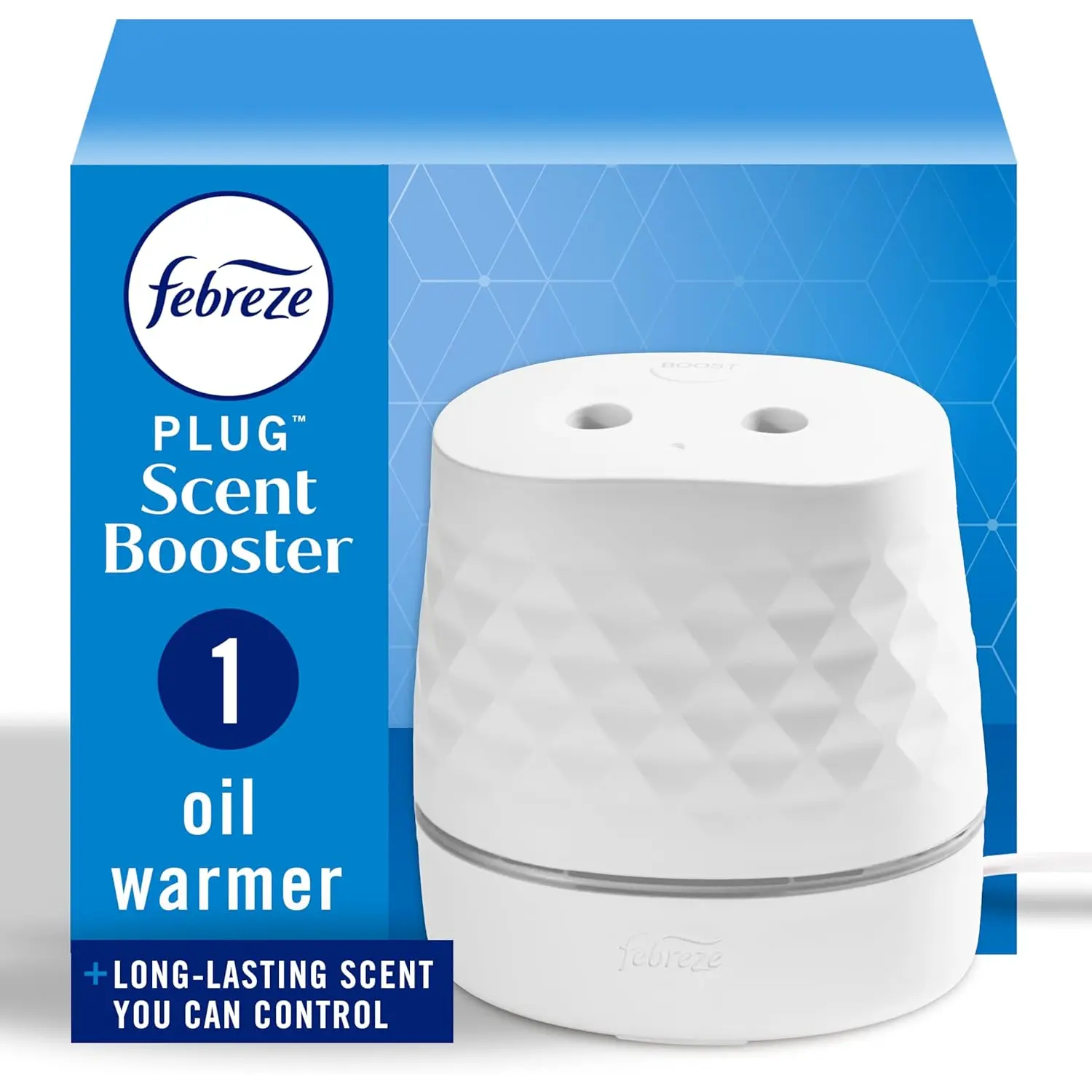 Febreze Plug Scent Booster Continuous Scent Device Oil Diffuser, Compatible with Febreze Air Freshener Plug in Refills Procter & Gamble