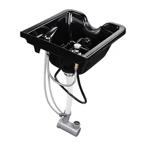 Yescom Salon Shampoo Bowl Hair Basin w/ Faucet Neck Rest Hair Trap