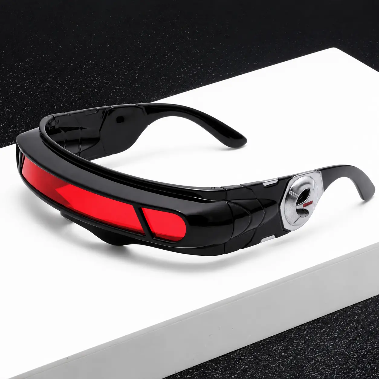 Sunglasses future hero mask cyberpunk glasses prop, party cosplay festival anime game lenses