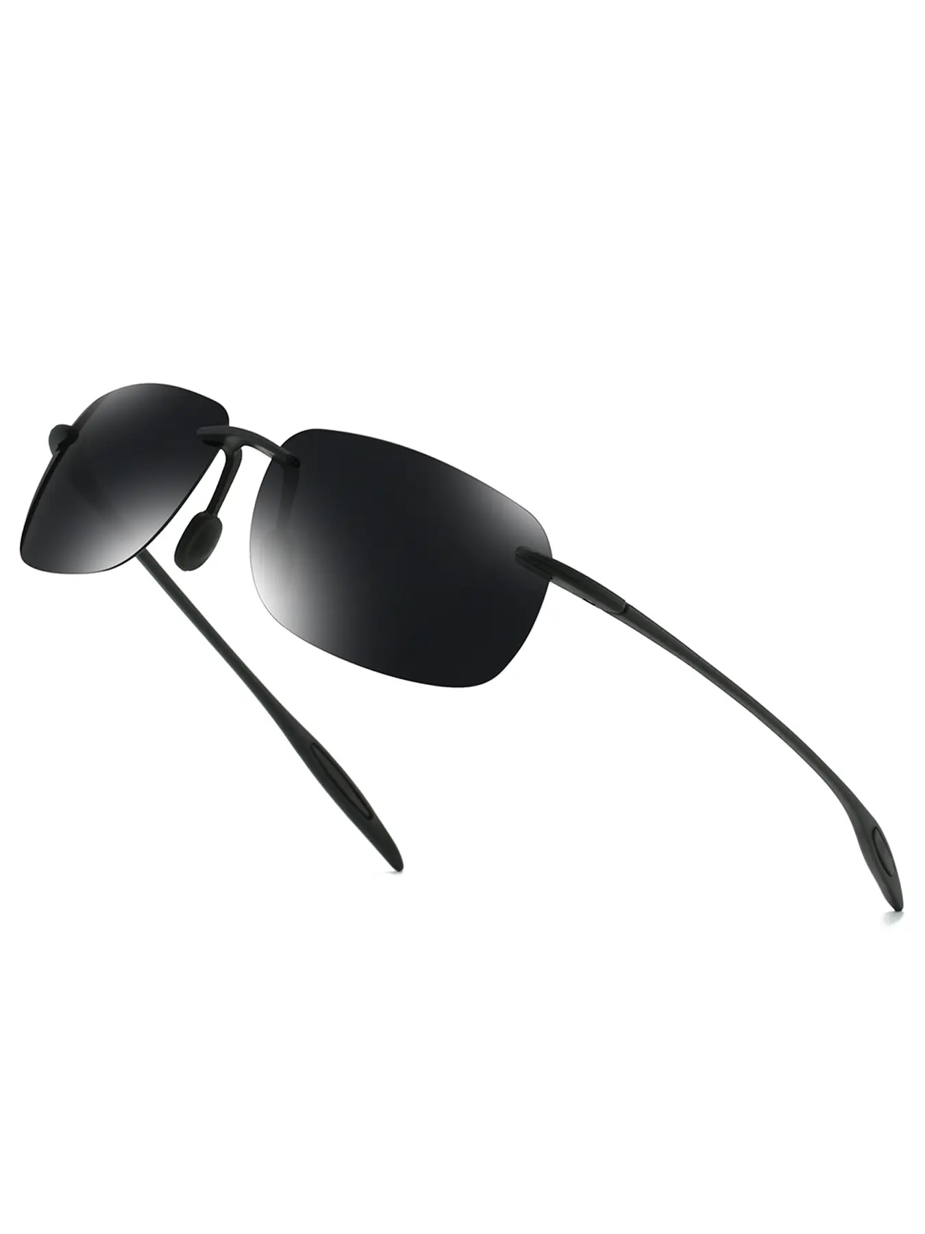 Men's Summer Frameless Sunglasses, UV400 Protection, UV Protective Eyewear, Lightweight Casual Cycling Sports Eyewear, Ideal for Driving, Travel, Street Photography