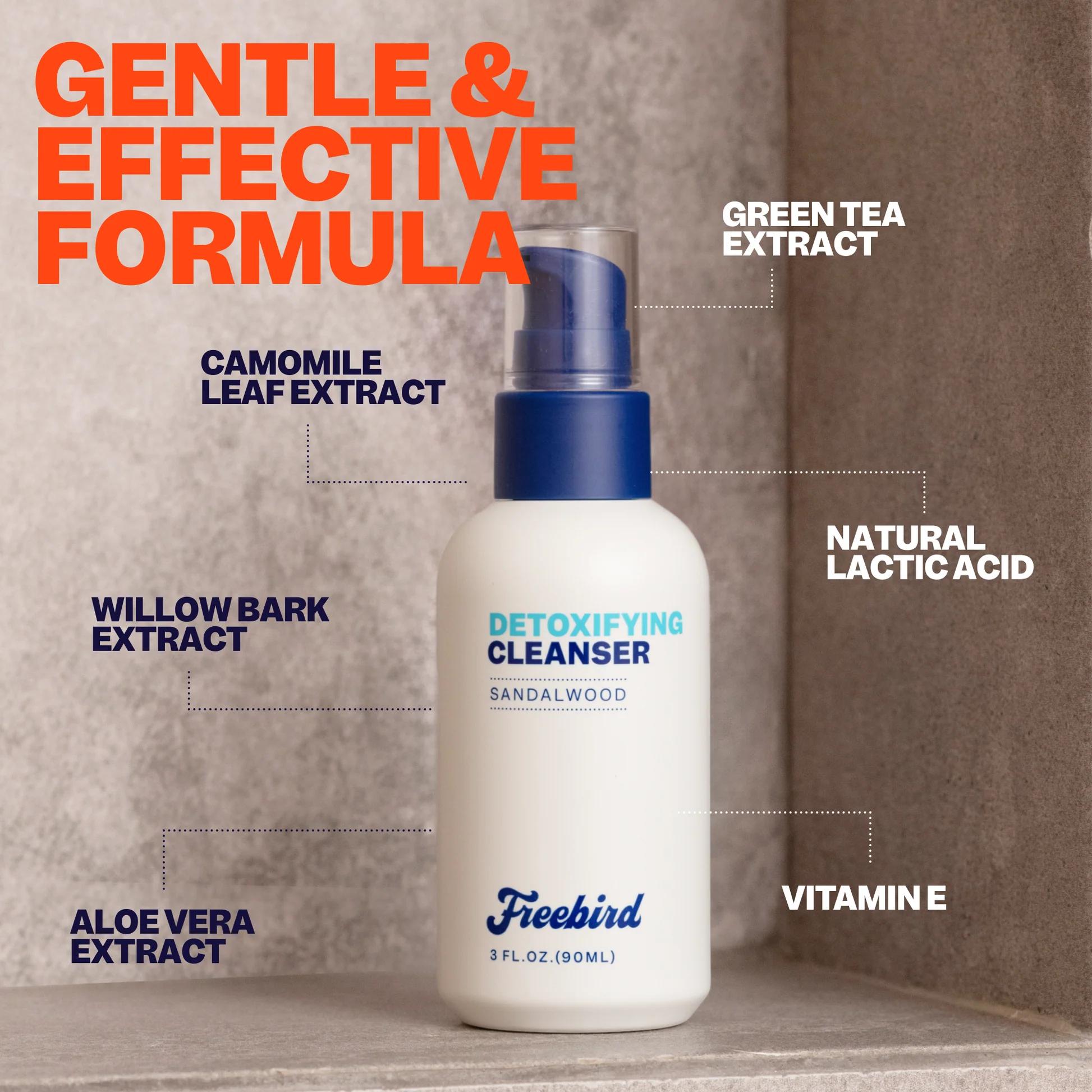 FREEBIRD Detoxifying Scalp Cleanser - 3 FL OZ Gentle Daily Cleanser for Healthy Scalp with Sandalwood - Deep Cleansing Formula & Nourishing Ingredients - Haircare Shampoo Conditioner