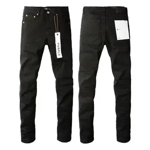 PurpleJeansAmericanHighStreetBlackPleatedBasicModel2025NewFashionTrendHighQualityJeansPantsStreetwearDenimManMenswearTrouser Beige