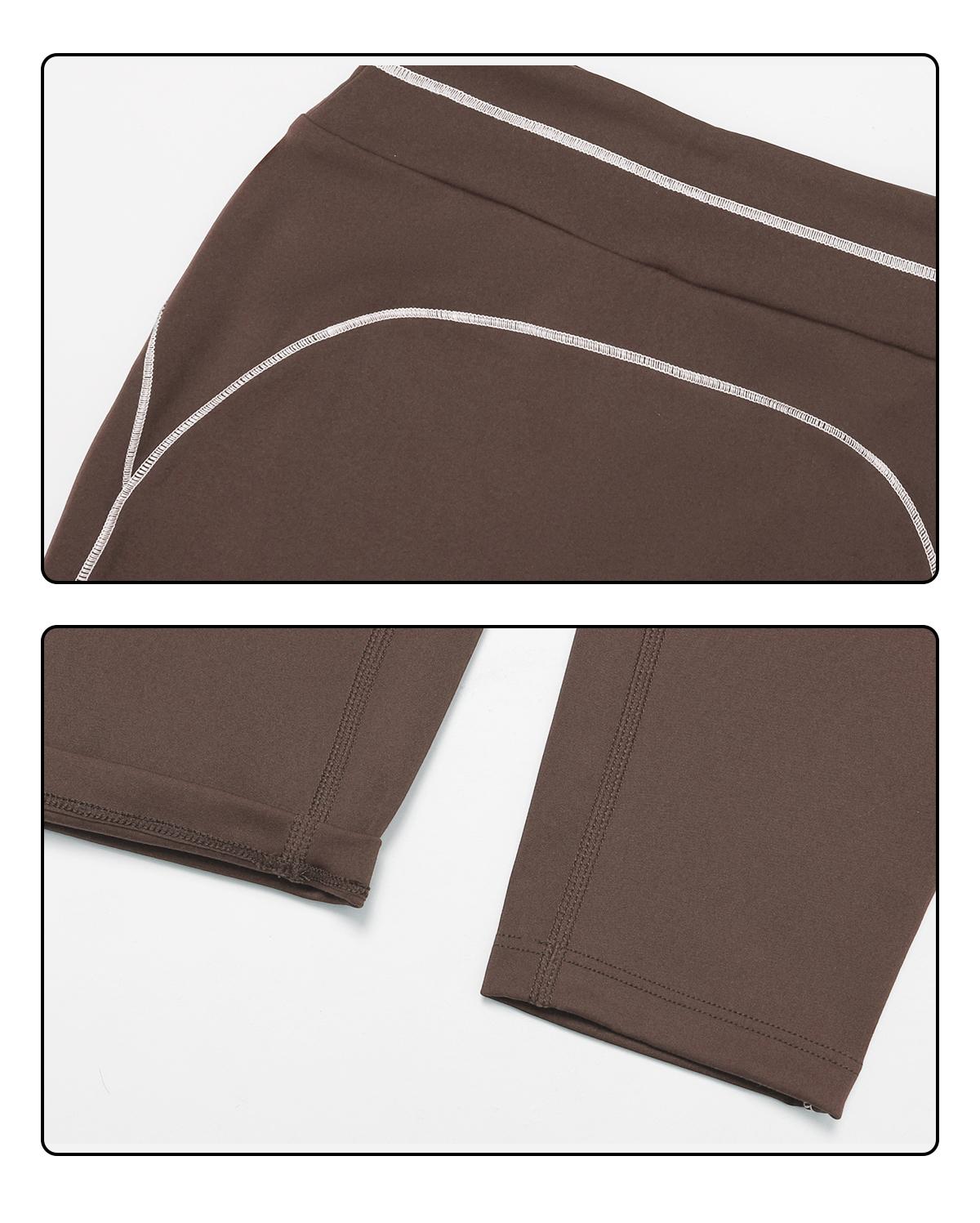 MFVIM Women's Two-Piece Sports Set, Comfortable Activewear for Fitness and Gym, Athletic Clothing for Everyday Use Summer Sportswear Yoga Bottoms Sporty Casual Seamless SpringStatements