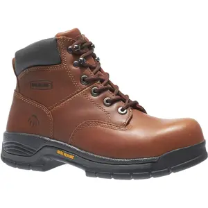 Wolverine Harrison Steel Toe 6" W04904 Mens Brown Wide Work & Safety Boots