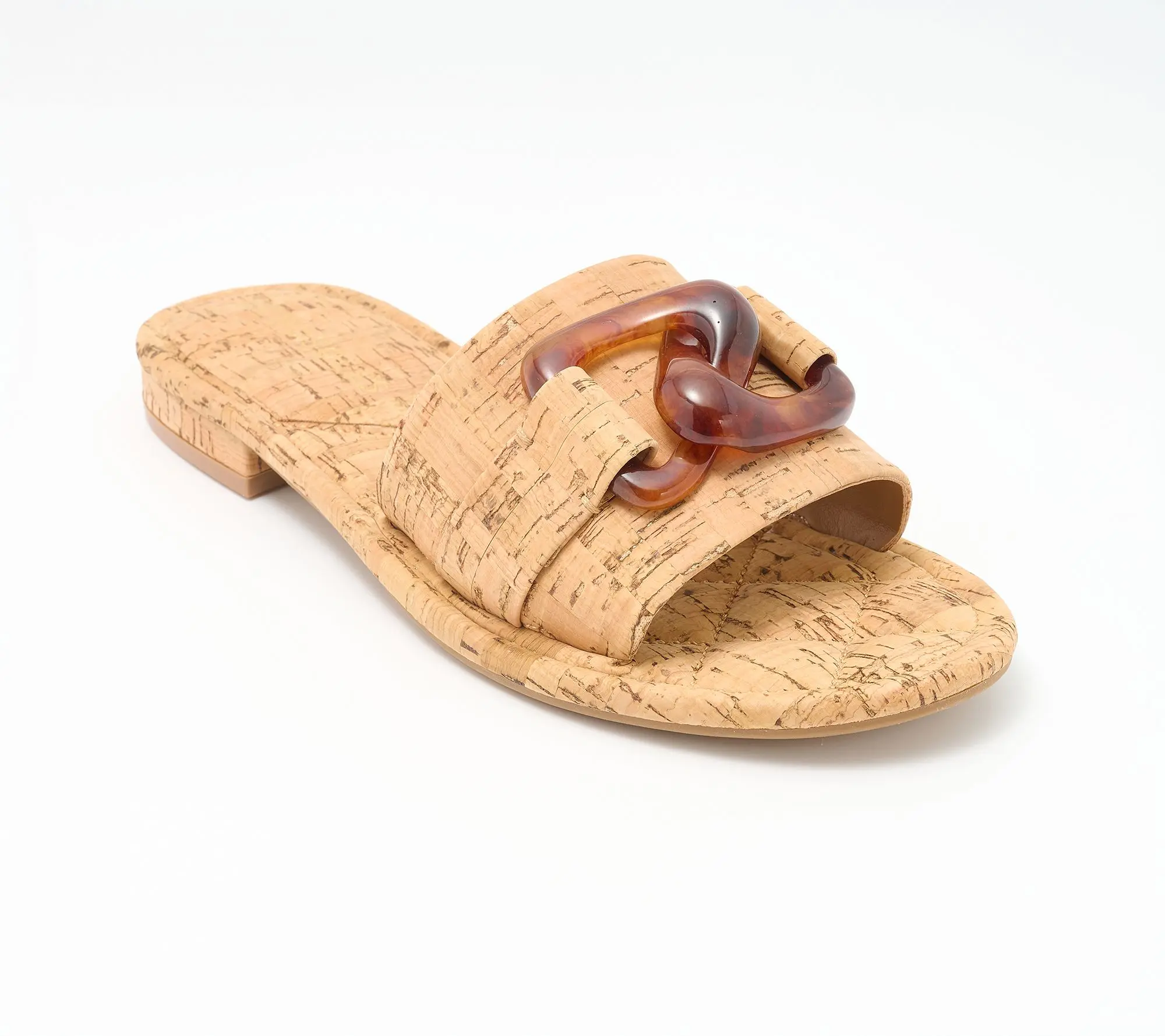 Aerosoles Slide Sandals with Chain Detail-Bigcharm