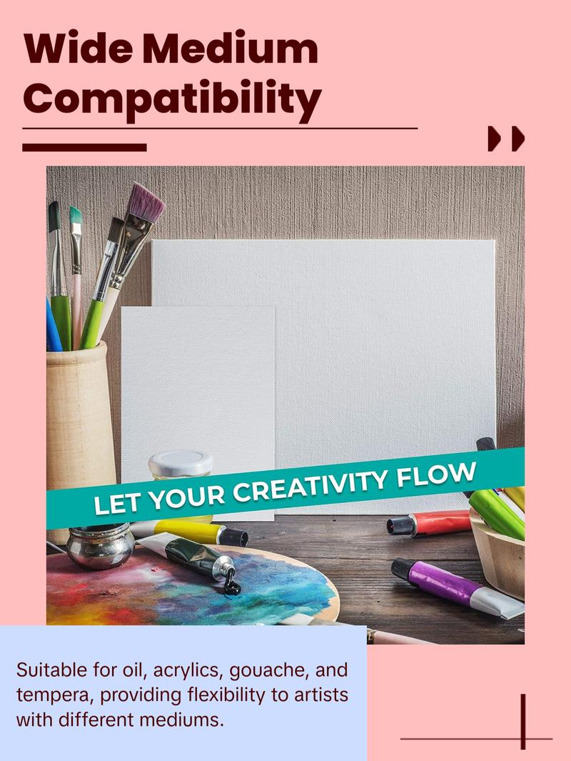 24 Multi Pro Pack Canvases For Painting