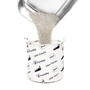 XL Stainless Steel Sifting Litter Box, Transfer Bag, Easy To Clean, Pet Supplies