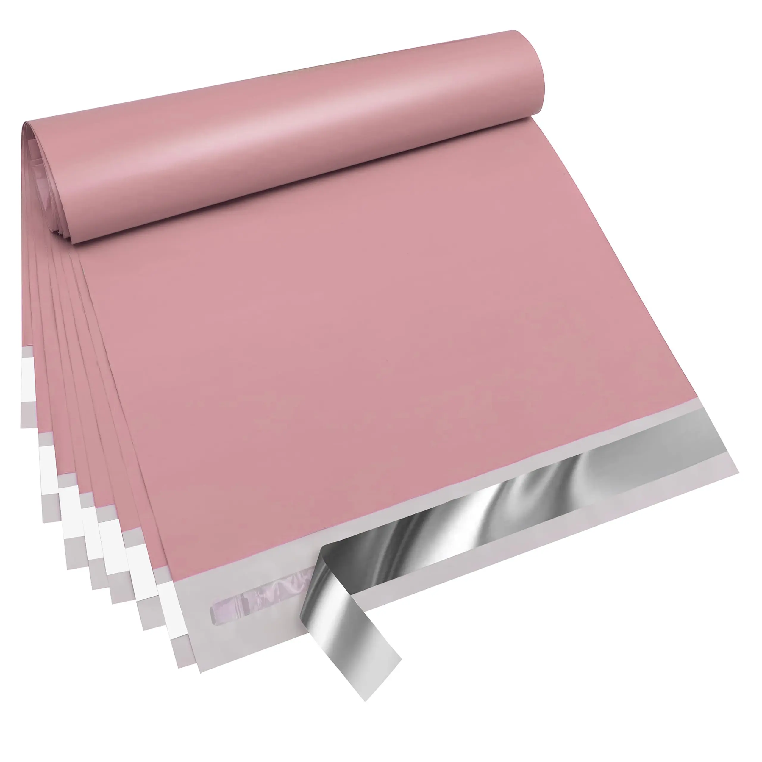 HAUTEHAUT 10x13 in Polyethylene Poly Mailers (100 Pcs) - Flexible, Strong Adhesive, Self-Sealing, Waterproof, Privacy-Protected, Multiple Colors, All-Season Office Mailing Envelopes for Small Business, Clothing