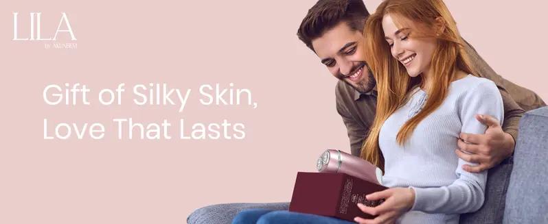 Akunbem 2 in 1 Women's Electric Shaver Dual Head Bikini Trimmer IPX7 Waterproof Wet Dry Use Body Hair Trimmer Facial Hair Remover for Bikini Underarm Leg Arm Body Face