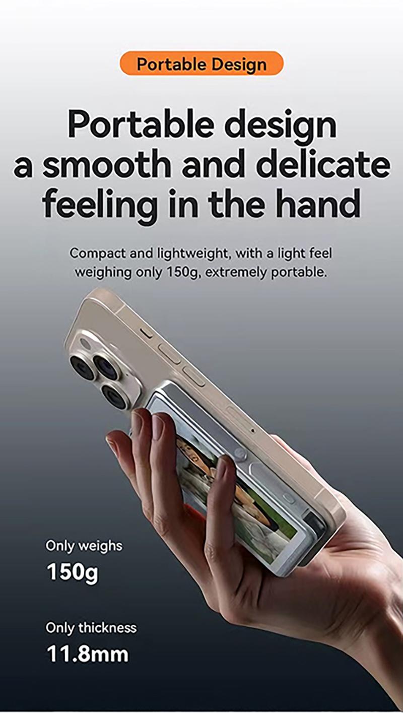 AI E-Ink Power Bank All-in-One Device 5000mAh Free Image Replacement AI-Powered Portable Charger Magnetic charging