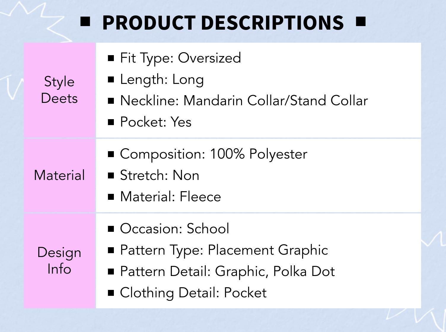 Cider Fleece Collar Graphic Jacket