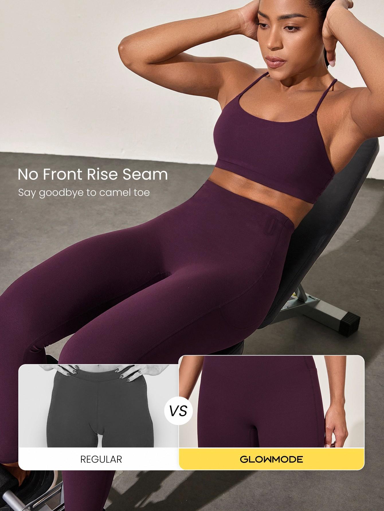 GLOWMODE 24'' BBL CoreHold Tight Fit Boning Tummy Control FeatherFit-Sculpt Leggings with Side Pockets TikTokShopBlackFriday