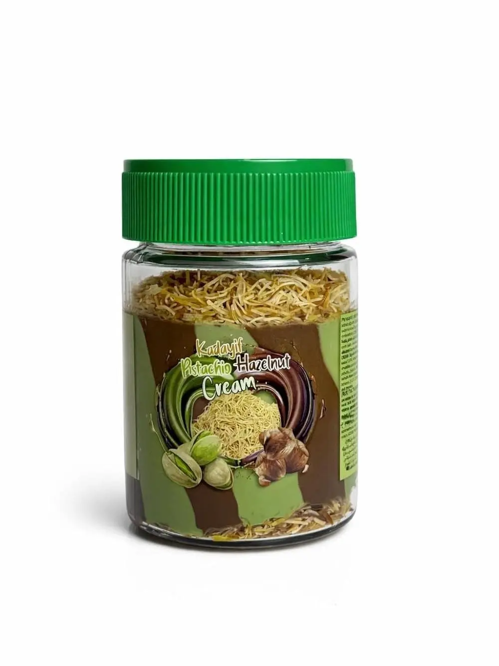 GOLDEN SWEETS CO Kadayif Pistachio-Hazelnut Cream, Pistachio Spread (Pantry Food Preserve)
