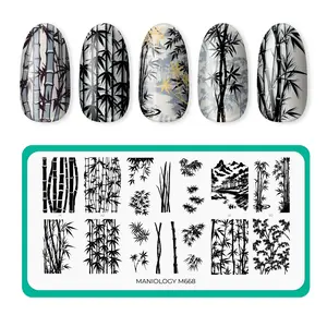 Bamboo Forests (M668) - Nail Stamping Plate
