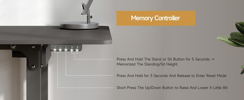 【Valentine's Day gift】ONBRILL Height Adjustable Electric Standing Desk 71x32 Inches Rectangle Sit Stand Up Desk with Dual Motorand Memory Preset Home Office Computer Desk