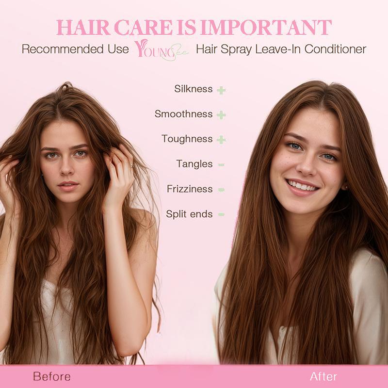 [24inch only $41] YoungSee I Tip Hair Extensions Straight Hair Extensions for Women Itip to Add Length 100% Real Human Hair #TikTokShopBlackFriday SpringStatements