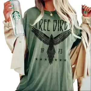 Free Bird T-Shirt, Boho TShirt ,Free Bird Tee, Eagle Thunderbird T-Shirt, Retro Music TShirt, Vintage Inspired TShirt