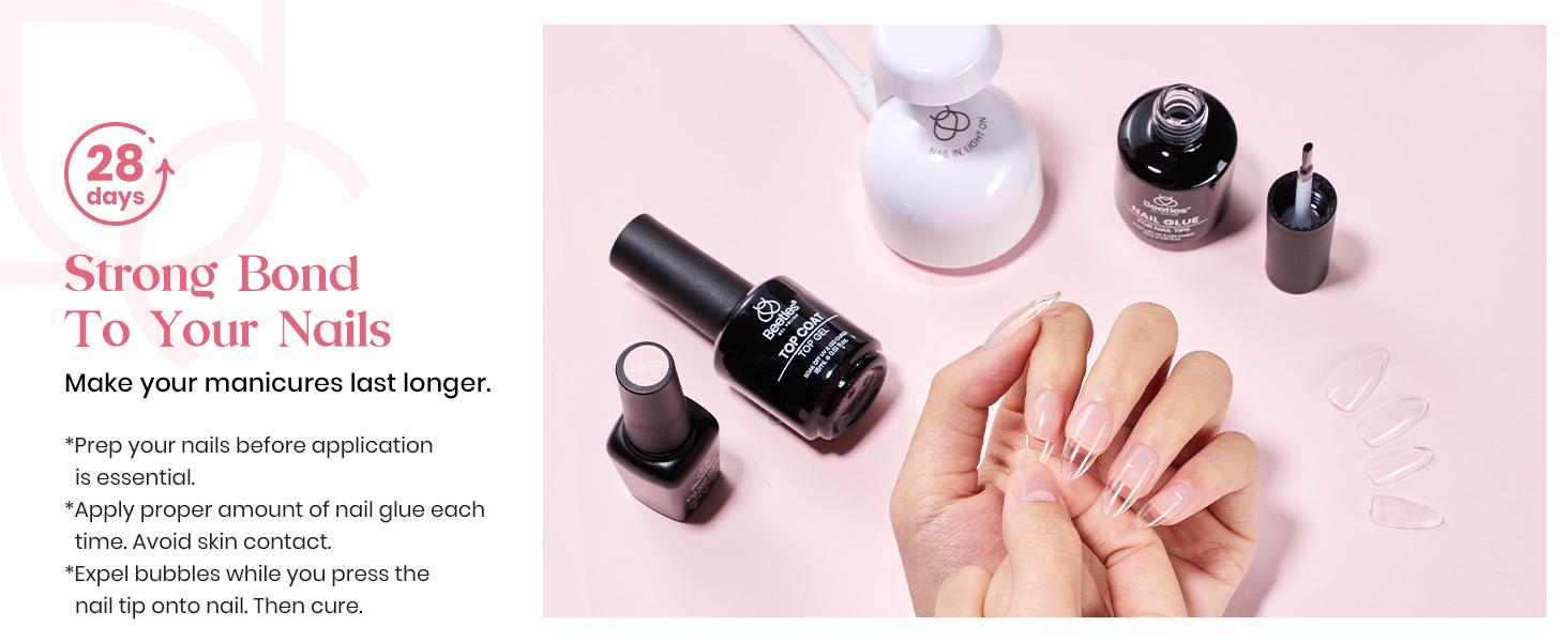 Beetle Thin Extension Nail Tips Set Coffin/Stiletto Shape Acrylic Nail False Nail press ons Nail Tips DIY Nails Art Gift for girl Gift for woman gel x nails salon nails at home #SpringTok Easter'sGift