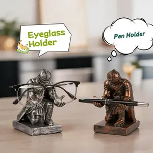 Resin Desk Organizer Sunglasses Holder Pen Stand Eyeglass Display Piggy Bank Home Office Decor