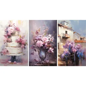 ReDesign with Prima - Lilac Lush Celebration Decoupage Papers (3 Sheets, 19.5x30 Each)