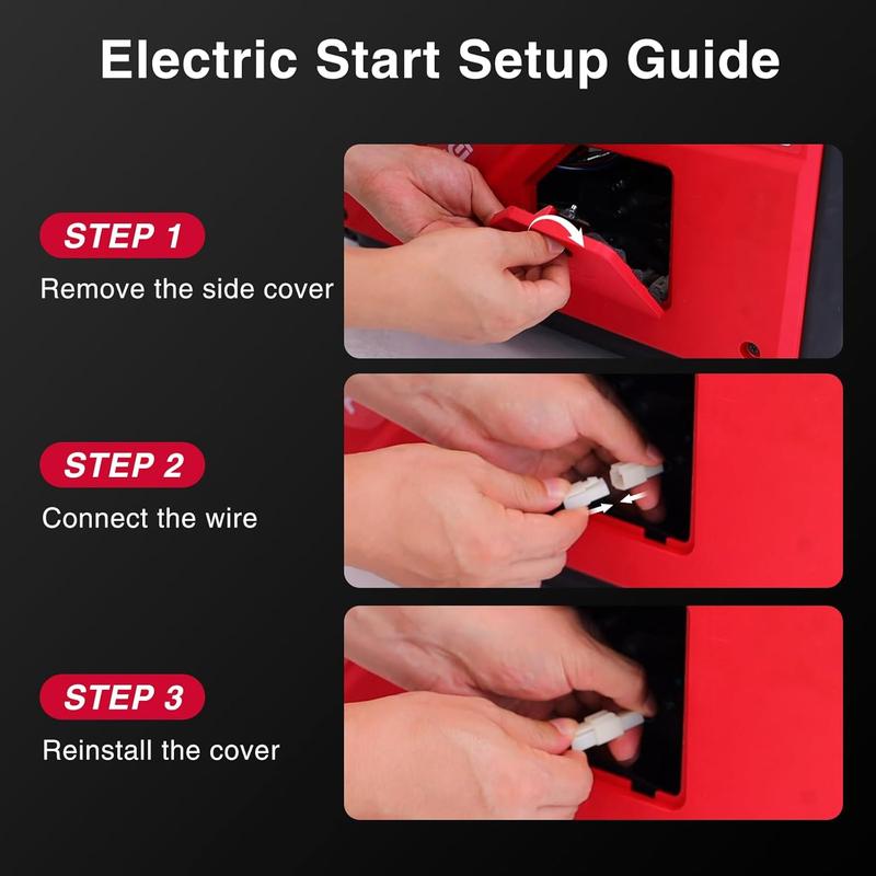 PowerSmart 4800W\3800W Electric Start Portable Inverter Generator, CO Detection,Gas Powered,CO Sensor Technology, RV Ready 30A Outlet, Parallel Capable, Generators for Home Backup Emergency Use Camping, EPA Compliant(PS5046CE)