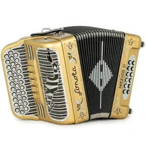 Sonola Mexico II Ultra Compact 5 Switch EAD Accordion Cartoon Gold Matte with Black
