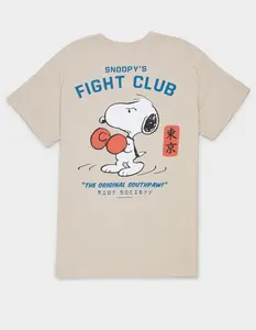 RIOT SOCIETY Peanuts Fight Club Mens Tee