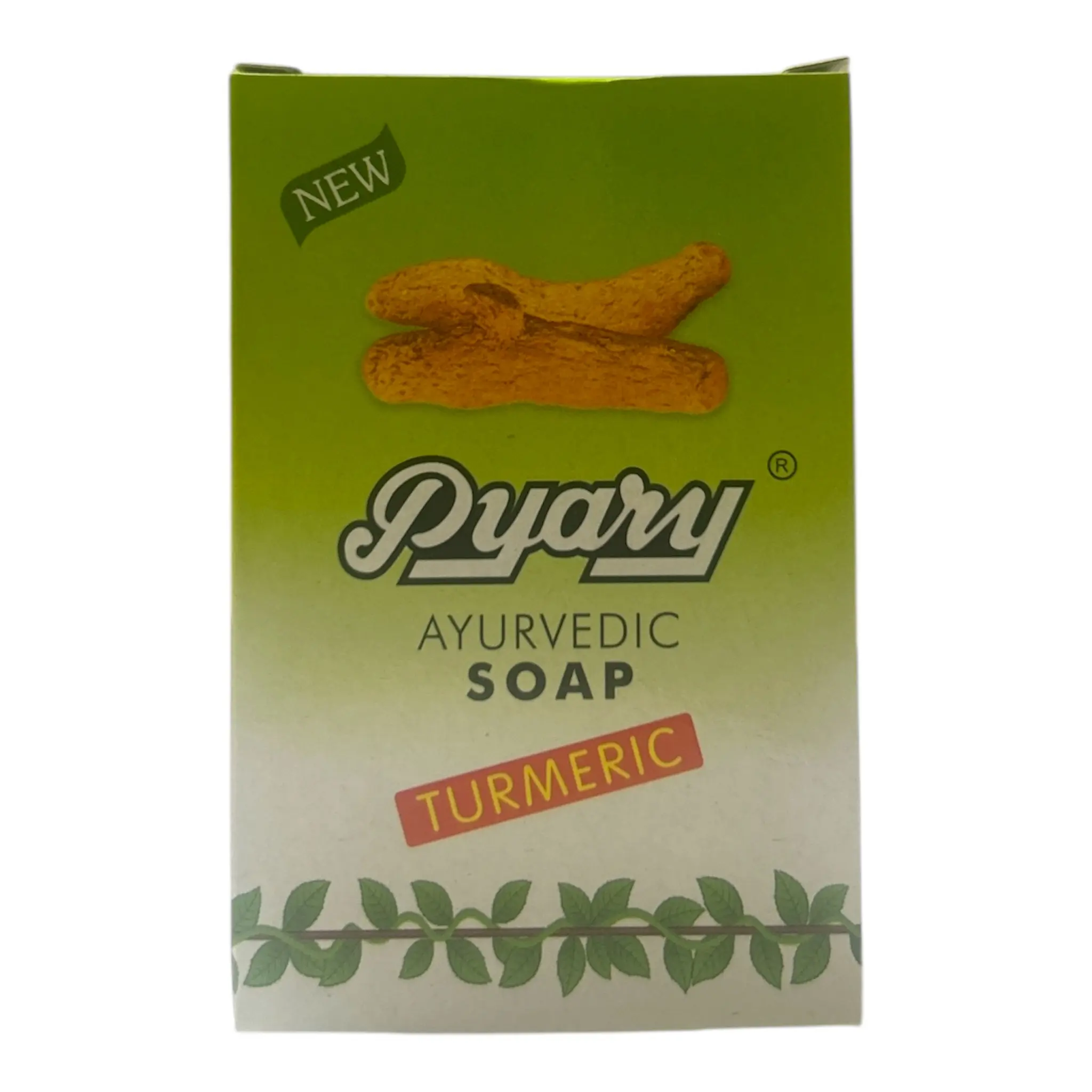 Pyary Ayurvedic Turmeric Soap – Natural Herbal Soap for Clear, Fresh & Healthy Skin (75g)