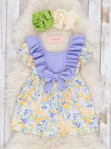 Duck Blooms Ruffle Dress