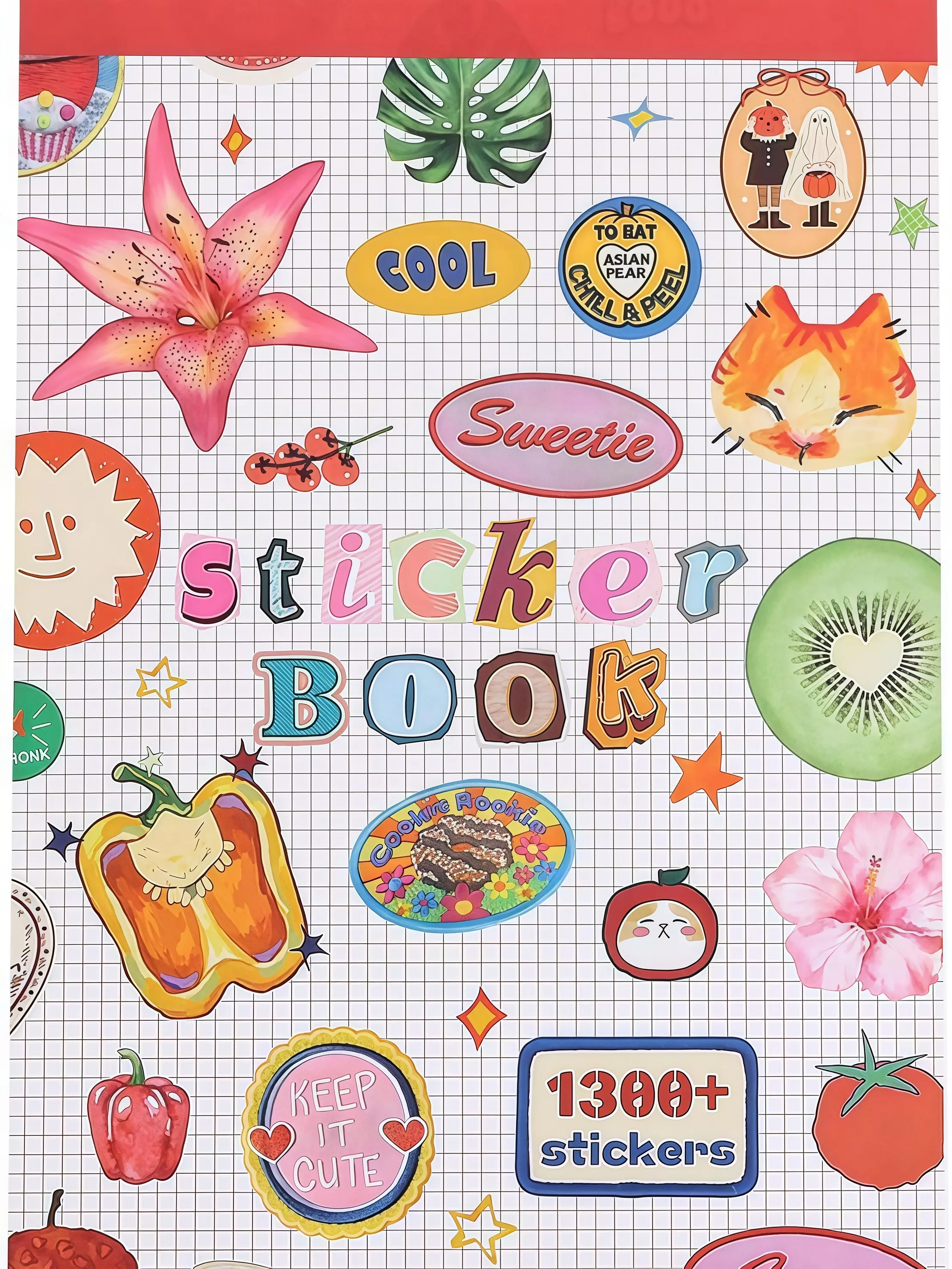 1300 PCS Vintage Aesthetic Stickers for Journaling, Scrapbook Supplies, Junk Journal Stickers, Botanical Waterproof Vinyl Sticker Pack for Planner, Diary, Water Bottles, Gifts for Teen Girls Women