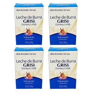 Grisi Donkey's Milk Soap - Jabon Leche De Burra - 4 PACK - 3.5oz/ 100g