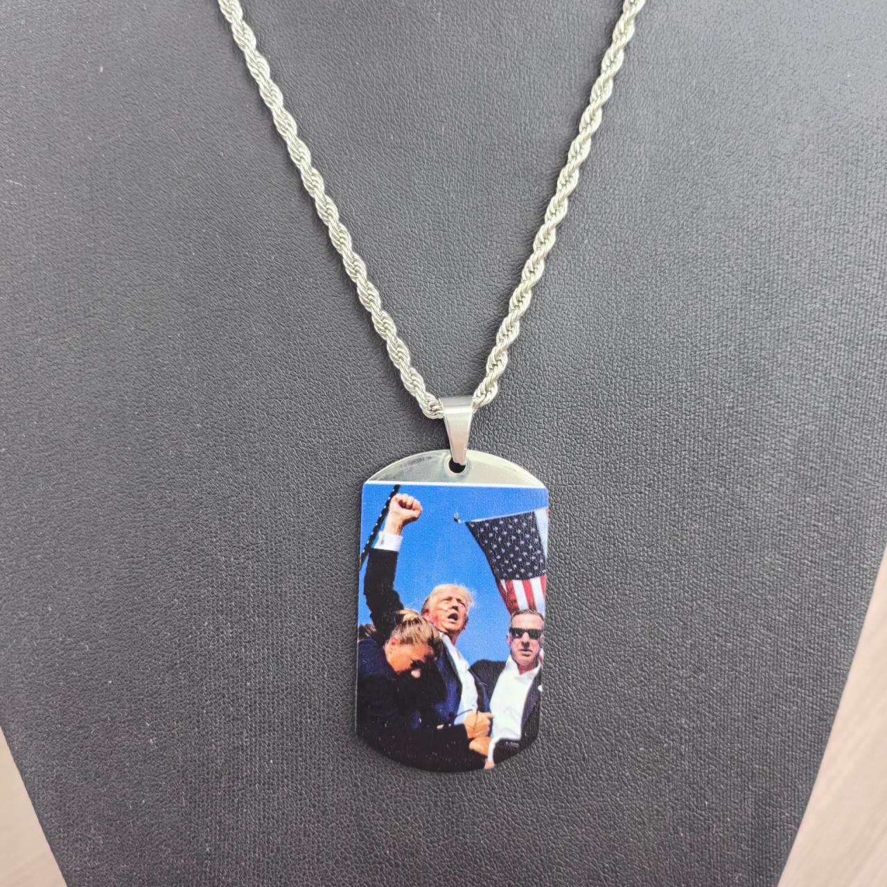 2024 Trump Printed Necklace Funny Gifts Interesting Necklace for Friends