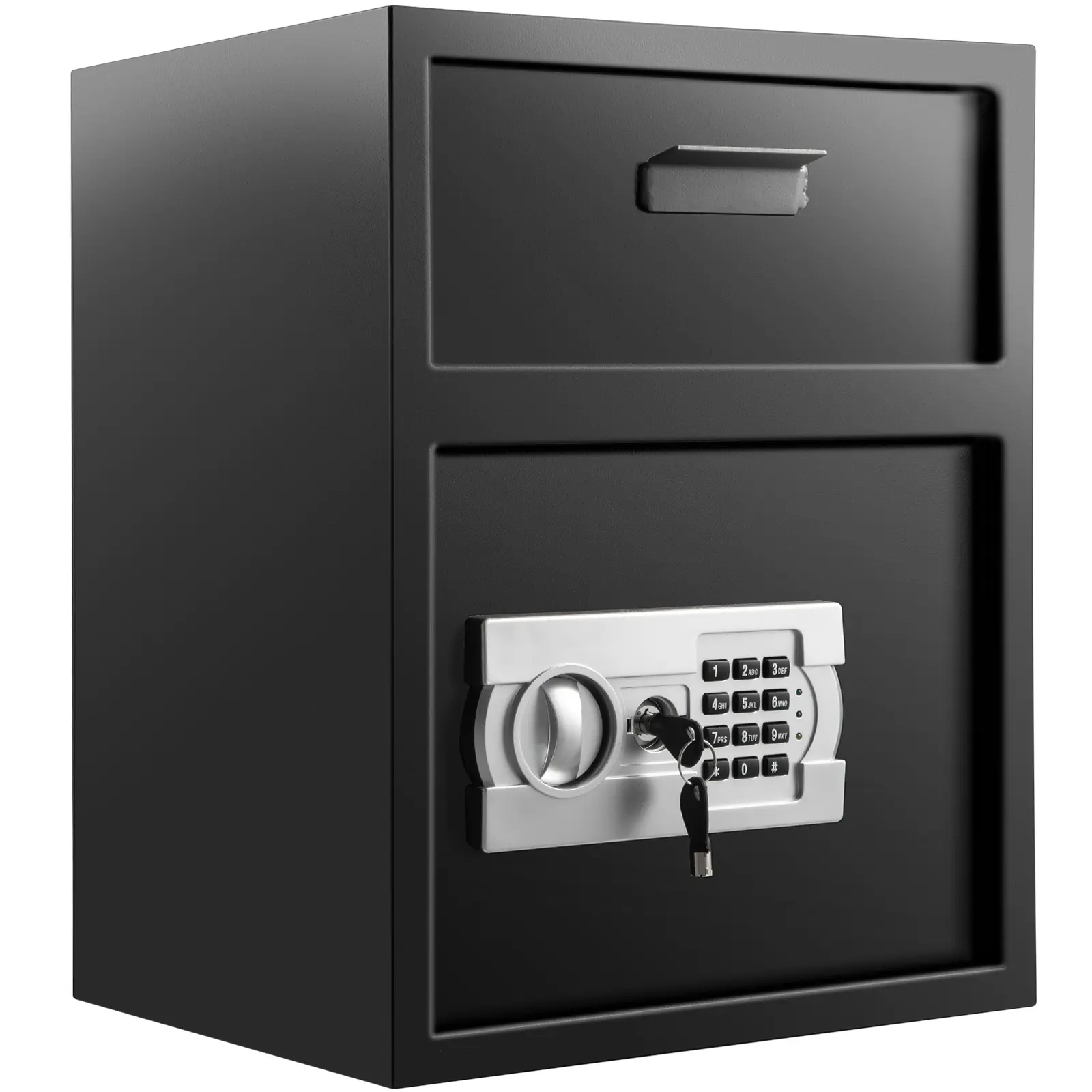 VEVOR Digital Depository Safe 1.7 Cubic Feet Made of Carbon Steel Electronic Code Lock Depository Safe with Deposit Slot with Two Emergency Keys Depository Box for Home Hotel Restaurant and Office,dorm room inspo,college dorm essentials,dorm haul