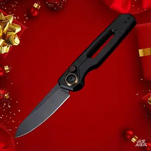 7550 pocket knife, aircraft aluminum handle, CNC-machined, 8Cr13MoV stainless steel blade, high-end quality small knife, ultra-lightweight everyday carry pocket knife, fruit knife, kitchen knife, top Valentine’s Day gift choice