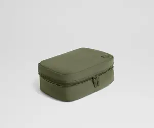 Small Toiletry Bag in Olive Green