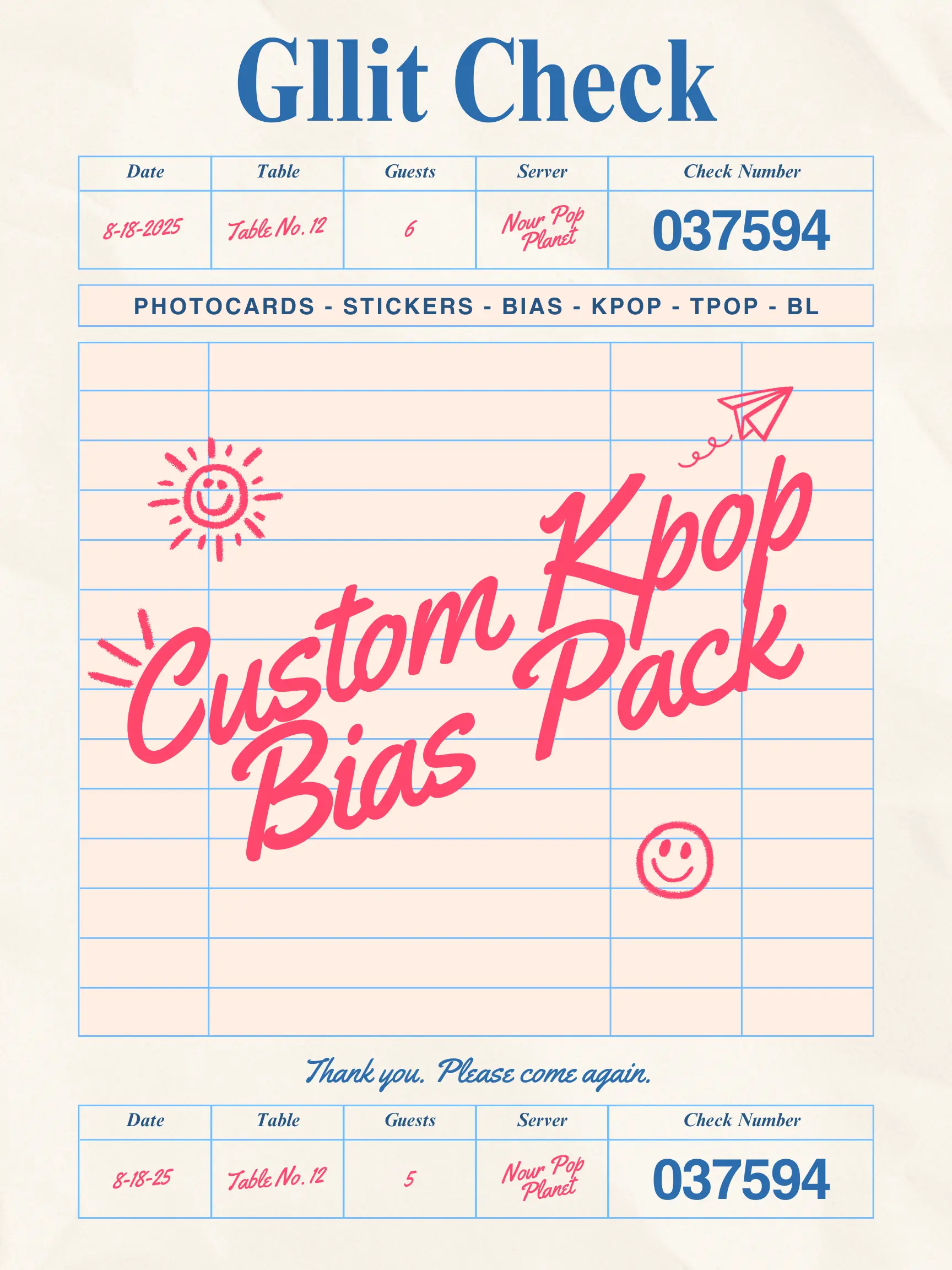 CUSTOM BIAS PACK | Photos, Stickers | Nour Pop Planet